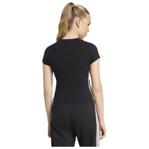 Adidas Γυναικεία κοντομάνικη μπλούζα Essentials 3-Stripes Padded Slim Baby T-Shirt